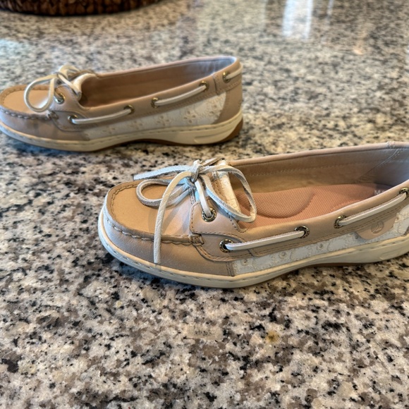 Sperry Angelfish 1 Eye Boat Shoes Light Pink - 7 - Picture 5 of 7